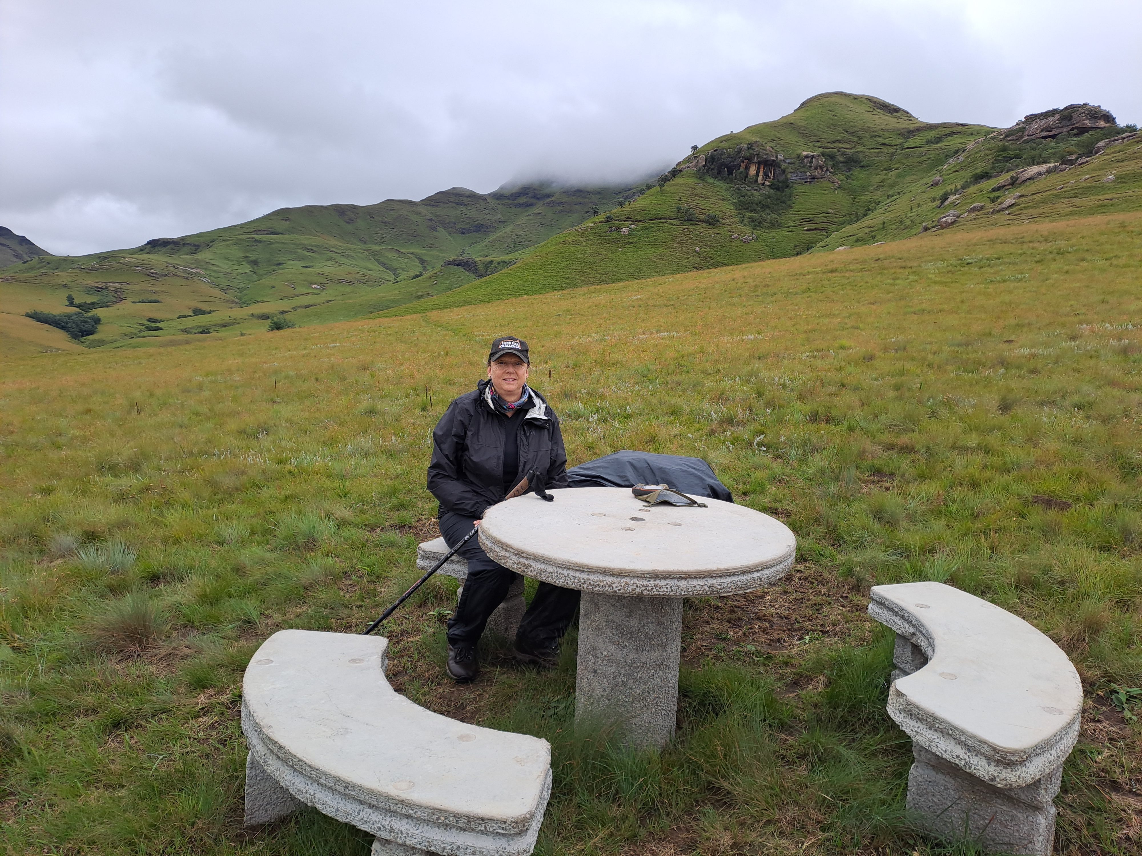 Hikers taking a break